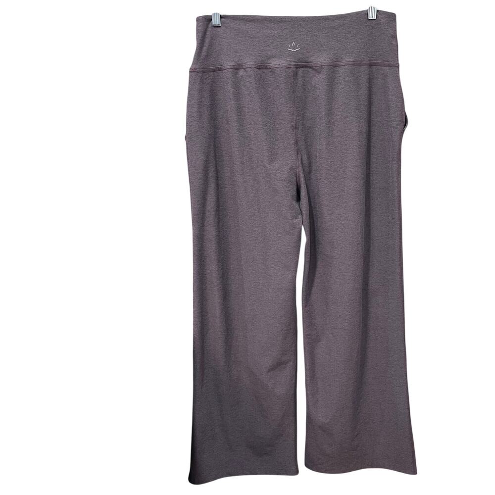 Beyond Yoga NWOT Spacedye Laid Back Wide Leg Pants Brown/Purple XL - Picture 4 of 9